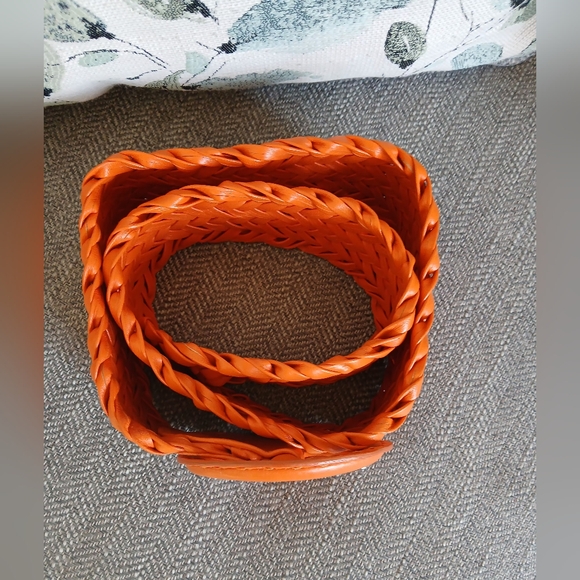 NWOT Ralph Lauren Braided Leather Belt Made in Italy. # 410153315 5F9 Size M - Picture 3 of 7